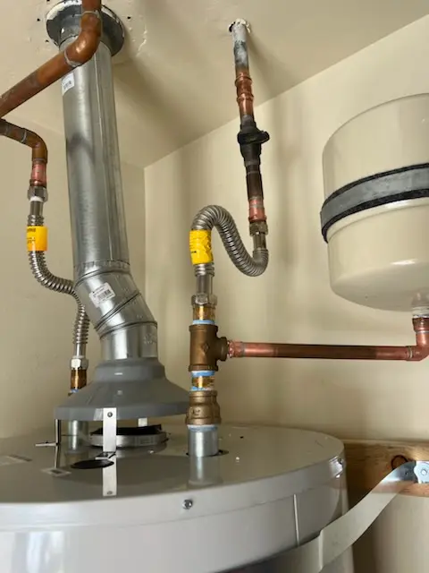 Water heater installation and plumbing repair in Alameda