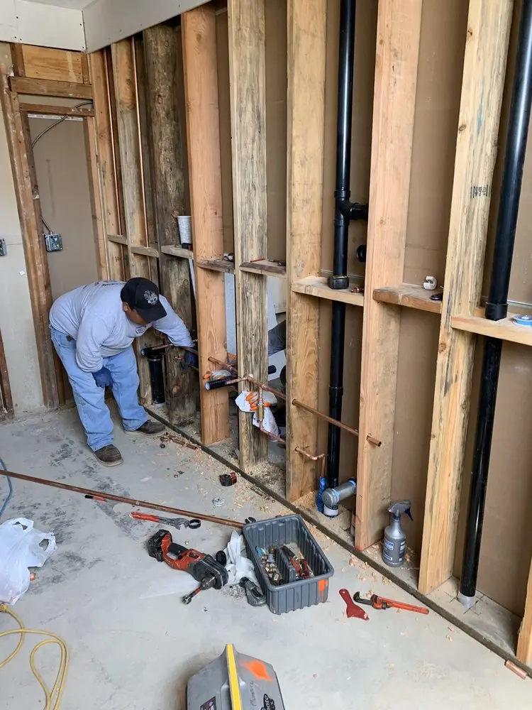 Commercial rough-in plumbing for Water Heater Replacement in Alameda